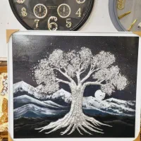 تابلو درخت تکسچر اک