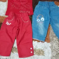 لباسها کاملا سالم وتمیز برای سن۳تا۶سال