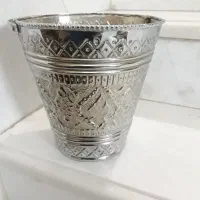 سطل برنجی قلمکاری پهلوی