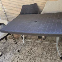 میز و صندلی حصیری