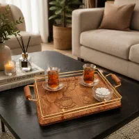 سینی چوبی ورساچه متوسط