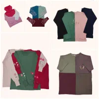 بلوز آستین بلند و آستین کوتاه