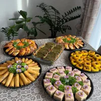 سفارش انواع فینگرفود،دسر،سینی مزه،چیدمان میز