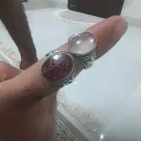 دوتا انگشتر نقره قدیمی