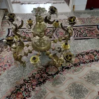 لوستر ۱۰ شاخه برنز برنج