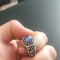 انگشتر زمرد و یاقوت کبود