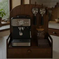 فروش کافی بار چوبی ، استند قهوه ساز ارسال رایگان