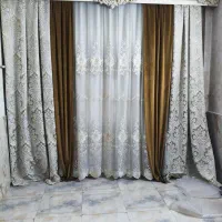پرده پذیرایی زیبا و خوش دوخت