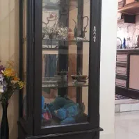 بوفه چوبی نور مخفی