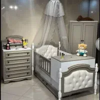 تخت وکمد نوزادی نوجوانی حصیری پرنس کد۶