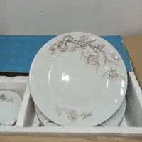 چینی 6نفره 28پارچه گل برجسته