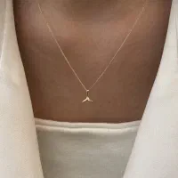 طلا مینی‌مال آویز دم وال زیر گرم