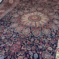 فروش یک جفت فرش دستباف سورمه ای