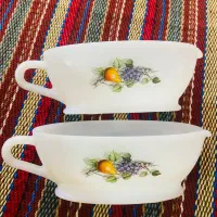 سس خوری مدل قایقی طرح گل میوه فرانسه