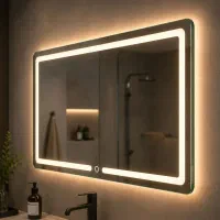 آینه بکلایت تاچ لمسی در ابعاد مختلف