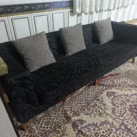 کانابه۳ نفر تمیز سالم۳ تا متکا زیب داره قبل شستشو