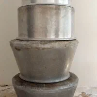 2عدد دیگ بزرگ چکشی 2عددقابلمه بزرگ