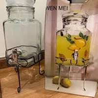 کلمن شیشه ای ۶ ضلعی