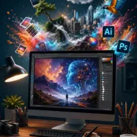 ویرایش و  طراحی عکس و  طراحی لوگو