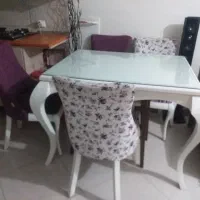 میز غذاخوری ۴نفره ساخت شرکتی