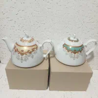 قوری چینی کف پهن
