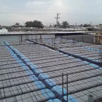 تولید تیرچه بلوک فیبر و اجرا