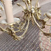 لوستر ۸شاخه برنز اصل