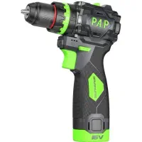 دریل شارژی براشلس 16ولت دو باتری پی ای پی مدل 1615