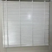 پرده کرکره چوبی سفید ترک ۵۰ میل