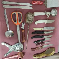 چاقو ژاپنی ،کره ای آلمانی بیست ودو قطعه باهم
