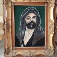 تابلو فرش دستبافت شمایل مولا