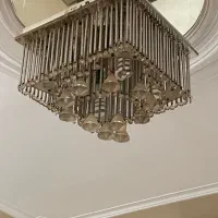 لوستر کرسیتالی کنترل دار ۳ عدد