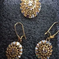ست پلاک و گوشواره