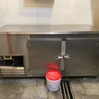 یخچال استیل رویه میز کار طول ۱۸۰