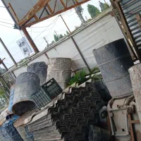 تخته بنایی ۴متری و۳متری.و بشکه زیرپایی