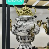 سماور گازی طرح سنگی جهیزیه برنجی با ارسال