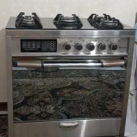 گاز طرح فر صفحه شیشه ای