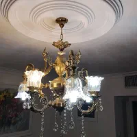 یک عدد لوستر فرشته سه شاخه شش شعله