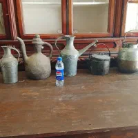 آفتابه مسیوکتریوروغن دونوآفتابه پوستی عتیقه