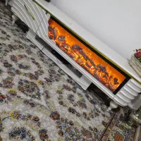 میز تلویزیون شومینه ای