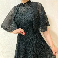 پیراهن کلوش تمام سنگ دوزی شده درحدنو