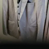 کت شلوار مردانه طوسی سایز 58