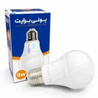 لامپ ۹وات LED حبابی ایرانی-گارانتی ۱۲ماه