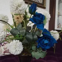 گل مصنوعی با گلدان بزرگ تخفیف عالی