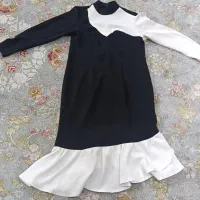 لباس مجلسی دورنگ کارشده نو یک تومان