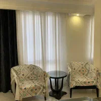 پرده حریر ترک در حد نو ۳ تخته ۱۸ متر