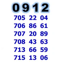 0912.713.66.59 خط خوش‌خوان و خوش‌قیمت ۰۹۱۲ کد ۷