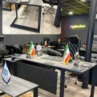 میزمدیریت کنفرانس مدرن کمجا فلزی/نیمست دفتری کانتر