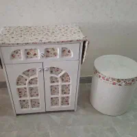 میز اتو کمد دار همراه باکس نشیمن