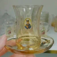 سرویس استکان و نعلبکی طرح شاه عباسی
